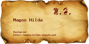 Magos Hilda névjegykártya